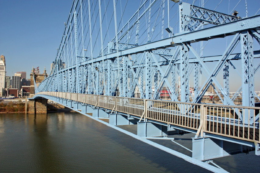 john a. roebling suspension bridge